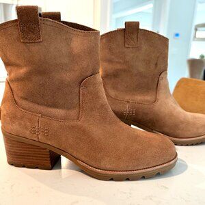 Sorel Women's Cate Pull On Boot - Waterproof Sude Rain Boot